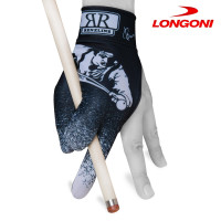 Перчатка Renzline Billiard Player Velcro черная/белая