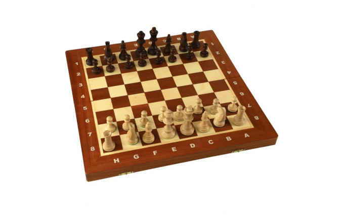 Шахматы "Торнамент 6", шахматная доска в коробке, Wegiel Шахматы "Торнамент 6", шахматная доска в коробке, Wegiel