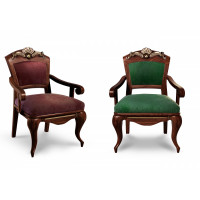 !Кресло Император-Люкс ясень (№2,60 Velvet-Lux,Ткань Vilvet Lux)