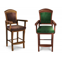 Стул бильярдный Президент дуб (№5,78 Velvet-Lux,Ткань Vilvet Lux)